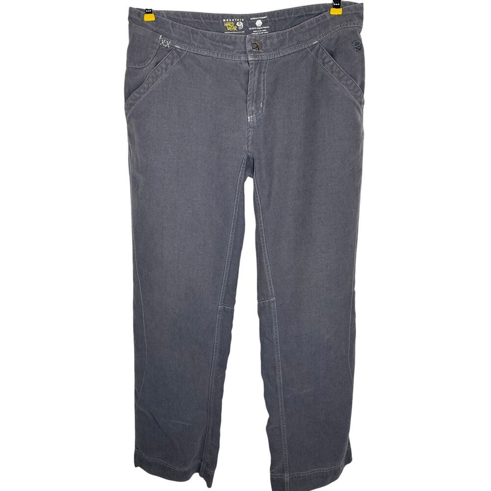 Mountain Hardwear Lofoten Hemp Blend Hiking Pants Women's 10, Gray, HEMMED